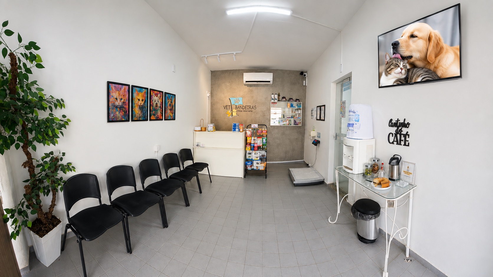 Recepção da Vet Bandeiras